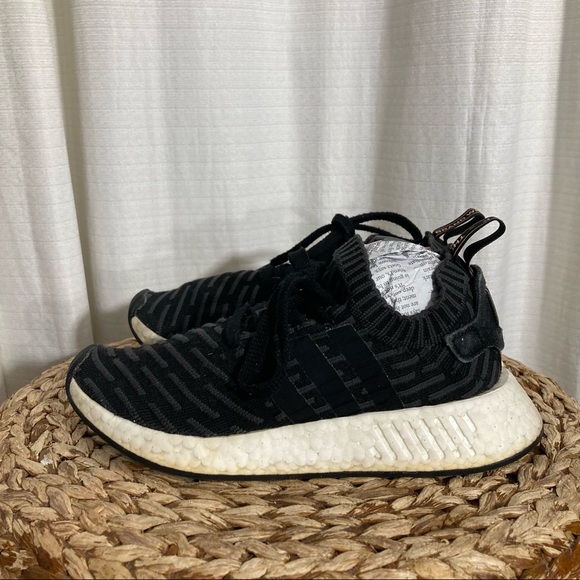 Adidas nmd r2 pink black salmon - Picture 3 of 7